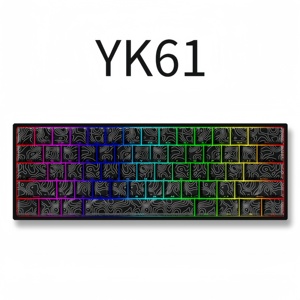コンピューターRgbPcホットスワップ可能なメカニカルキーボードTecladoGamer60% ノブ磁気スイッチメカニカルキーボード - Product Image 4