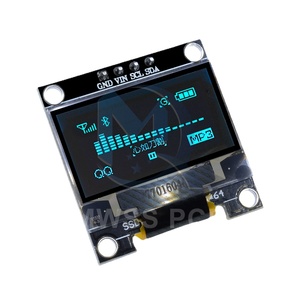Módulo de pantalla OLED IIC de 4 pines y 0,96 pulgadas, controlador de Resolución 128x64, pantalla LCD IC, pantalla de interfaz IIC I2C para Ardunio