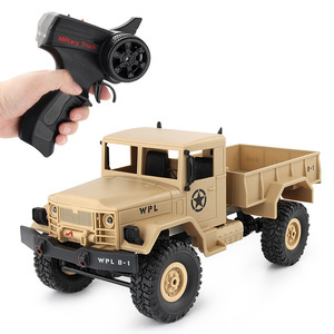 WPL 1/16 2.4G 4WD RC Off-road tırmanma kamyon kafa aydınlatma elektrikli araba RTR DIY B14 B14K kiti uzaktan kumanda araba oyuncak - Product Image 2