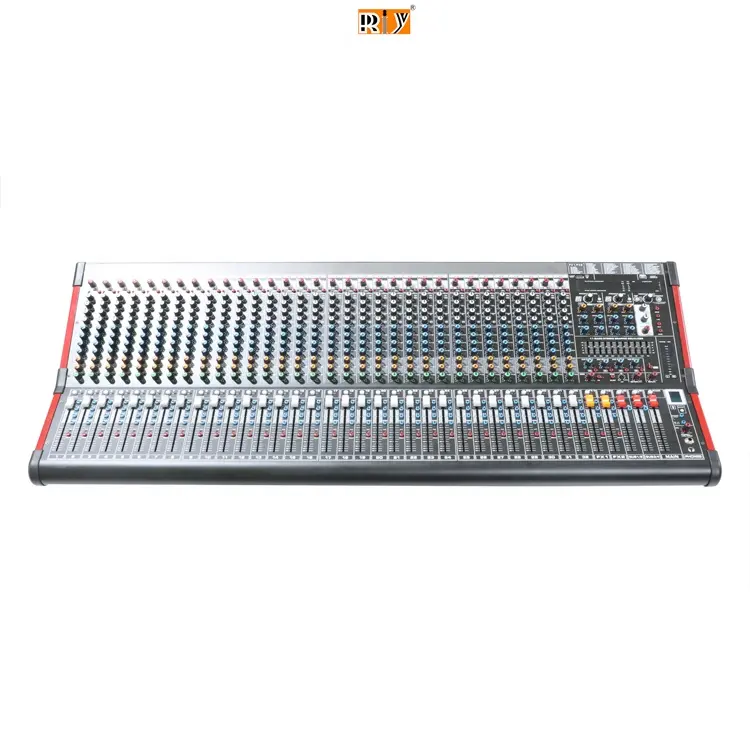 KS32 32 Canal Professional Audio Mixer 48V Phantom Power Suporte Monitor Mixer DJ Som Mixing Console