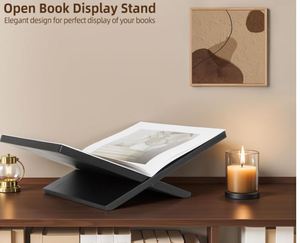 Tùy Chỉnh Bằng Gỗ Lớn Người Giữ Cuốn Sách Bàn Cà Phê Đứng Cuốn Sách Gỗ Giá Cả Mở Cuốn Sách Hiển Thị Đứng Cho Tạp Chí Arr Cookbook Kinh Thánh Quran - Product Image 2