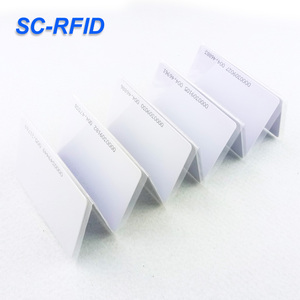Sencan Wholesale 125KHz LF 64ビット読み取り専用TK4100ブランク近接カード (ID番号が印刷されています)