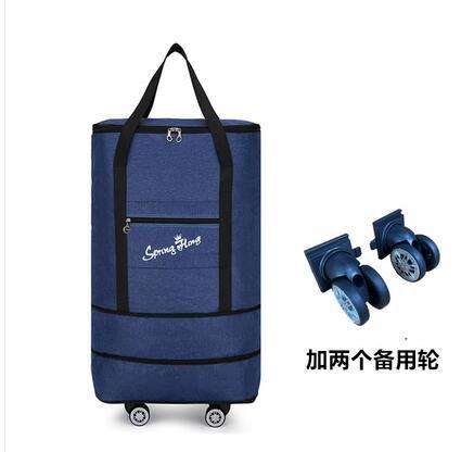 Azul oscuro 2 ruedas de repuesto