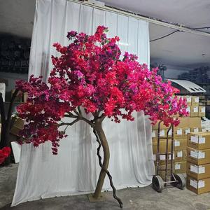 Customized Bougainvillea Artificial <strong>Tree</strong> Artificial Poinsettia <strong>Tree</strong> Pink Flowers Artificial Bougainvillea Flower <strong>Tree</strong> - Product Image 5