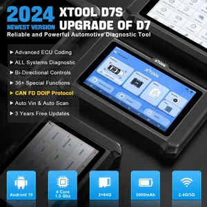 XTOOL D7S Alle Systeme Autodiagnosewerkzeuge bidirektionaler Scanner ECU Kodierung 38 Einstellfunktionsschlüssel Programmierer eingebautes CANFD DOIP - Product Image 3