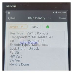 Chip chiave Transponder per auto MQB ID49 Chip - Megamos AES Crypto Transponder per programmazione chiave VW/Audi/Skoda - Product Image 4