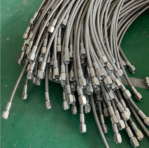 Haofa AN4 paslanmaz çelik örgülü PTFE RB20DET RB25DET w/GT25R 30R için turbo yağ yakıt hattı kiti - Product Image 4