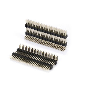 Pin <strong>Header</strong> Male <strong>Header</strong> 1.00 1.27 2.00 2.54 3.96 4.00.4.20 5.96mm Dual Rows H=1.0 1.5 2.0 2.5mm Right Angle Double Layer - Product Image 1