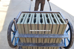 Hoàn toàn tự động máy một fabriquer Des briques 6 inch Khối Máy làm dòng điện snpc Máy làm gạch - Product Image 3