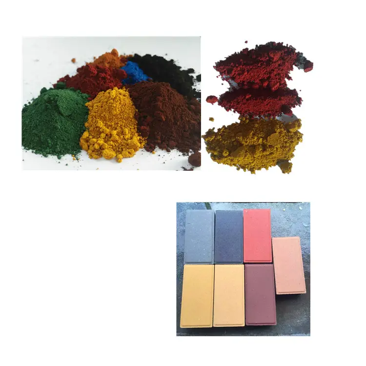 El precio de China azul óxido férrico rojo amarillo pigmento de óxido de hierro