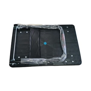 Hoge Kwaliteit Heavy Duty Metalen 4-wielige Opvouwbare Lichtgewicht Flatbed Kar Met Dubbele Stang Voor Handtrektransport En Gereedschapsopslag - Product Image 4