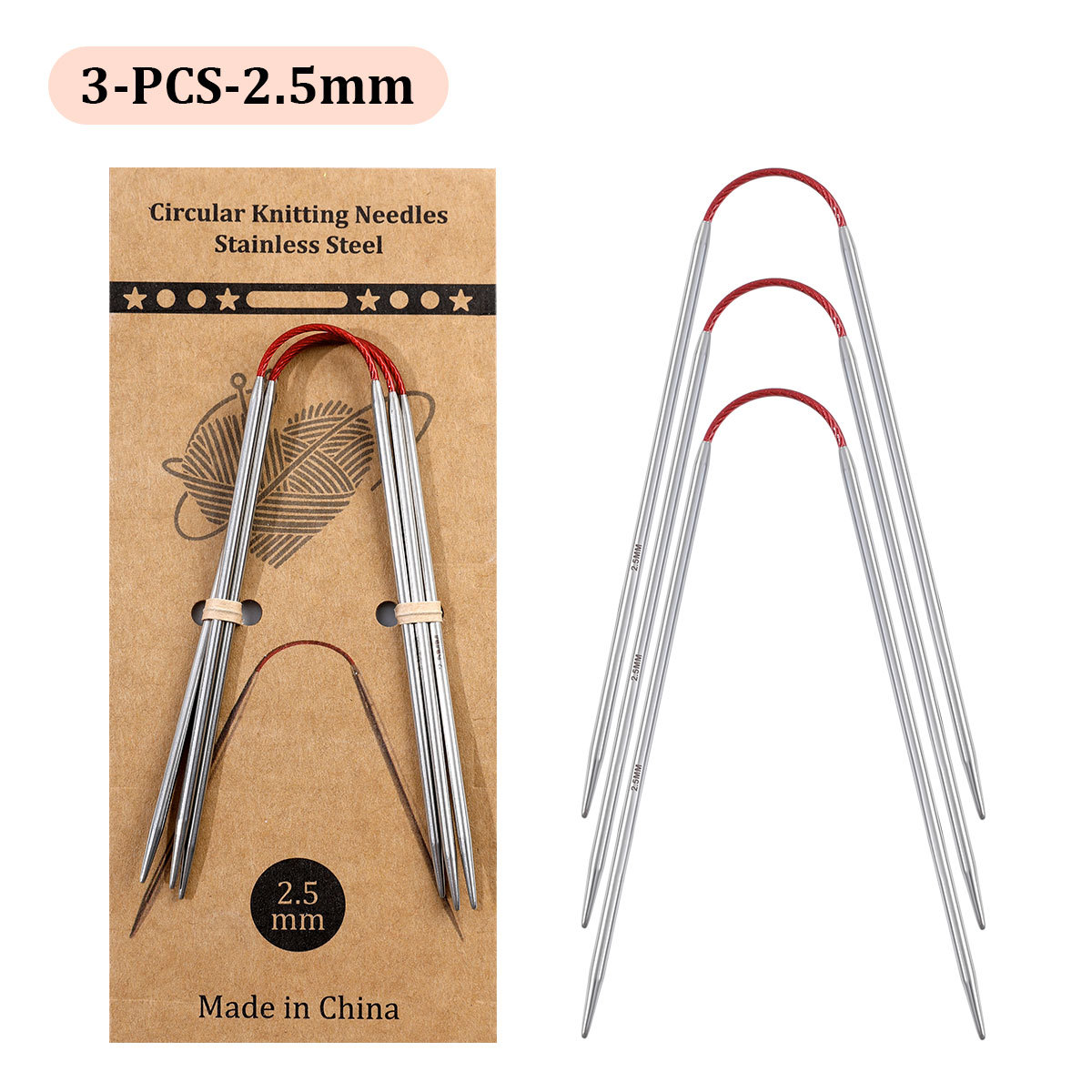 Gravure à tête unique de 2,5 mm (3 pièces par paire)