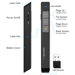 Benutzer definiertes Logo Power Point Presenter Laserpointer Projektor Pen Wireless Presenter mit USB-Empfänger - Product Image 2