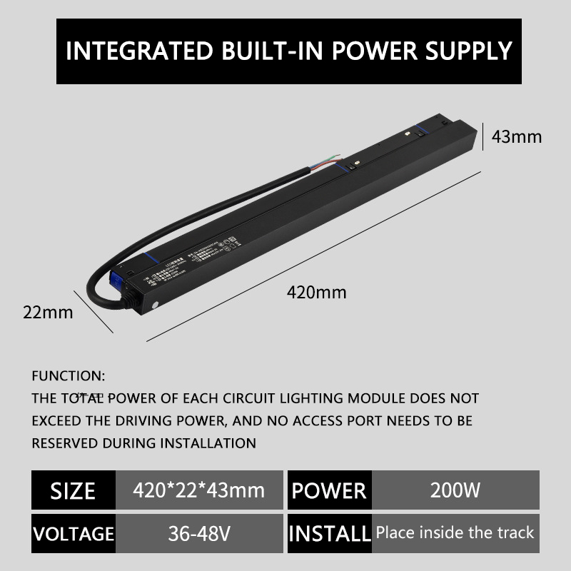 ALIMENTATION INTÉGRÉE 200W