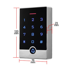 IP68 Impermeabile Standalone RFID Sistema di Controllo di Accesso T15 Metallo Tastiera di Tocco Porta di Controllo di Accesso Con ID lettore di Schede di EM - Product Image 3