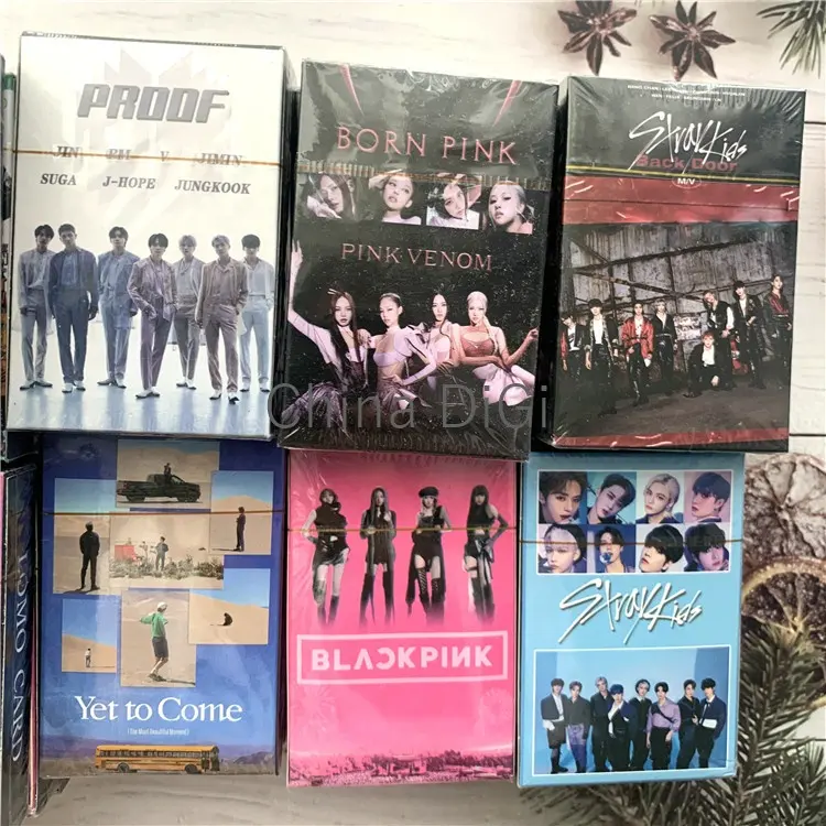 Stock di un sacco di squadre di idoli K-pop Merchandise stampa di carta Lomo cartoncino Kpop artigianato