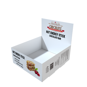 Phân Hủy Sinh Học Năng Lượng Thanh Các Tông Hiển Thị Truy Cập Hộp Sô Cô La Protein Thanh Snack Bao Bì Hộp Cho Lát Ngũ Cốc Cookie - Product Image 1