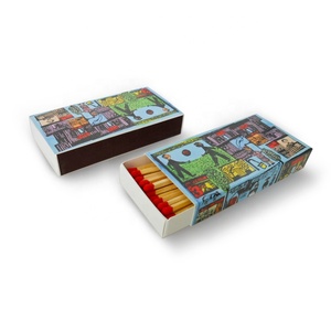 Özel baskılı dekoratif kibrit kutusu kırmızı kafa maçları - Product Image 2
