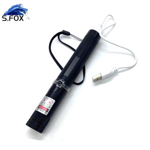 USB перезаряжаемая ручка Указатель света кошка обучение лазерный 303 фонарик - Product Image 1