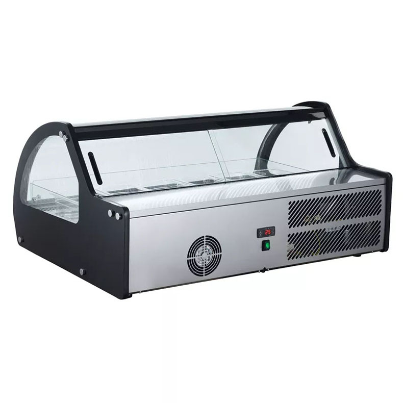 122l Commercial Refrigeration Equipment Mini Ice Cream Display Showcase