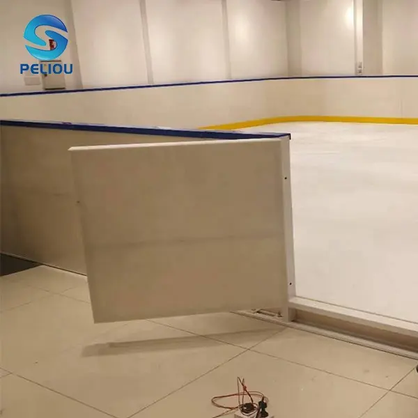 60mm thick hdpe uhmwpe plastic ice rink barrier high outdoor and indoor ice sports sheets easy to install ice rink border