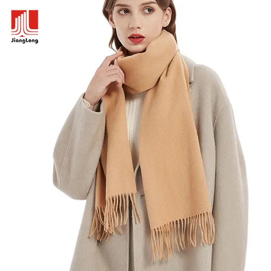 Sciarpa di scialle di cashmere invernale da donna calda e morbida personalizzata di alta qualità pashmina sciarpa di lana 100%