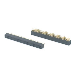 2x7ピンコネクタ1.27mmダブル列ラウンドピンヘッダーオスH1.9ソケット90ディップヘッダー & ワイヤーハウジングピンヘッダーコネクタ - Product Image 3