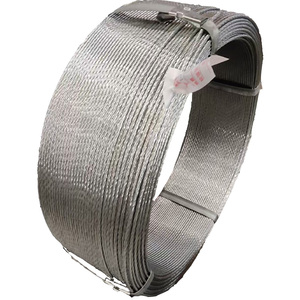 Kawat Baja Berlapis PVC 6x19 1x3 2mm 9.3mm Galvanis Celup Panas <span class=keywords><strong>Multi</strong></span> Low Relaxation 7.8mm 12.7mm Berlapis Seng 10mm - Product Image 2