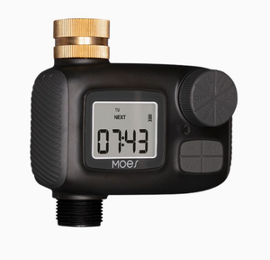 Timer acqua 1-Outlet IP55 impermeabile ingresso manopola rotante comando con Display LCD blocco per bambini - Product Image 1