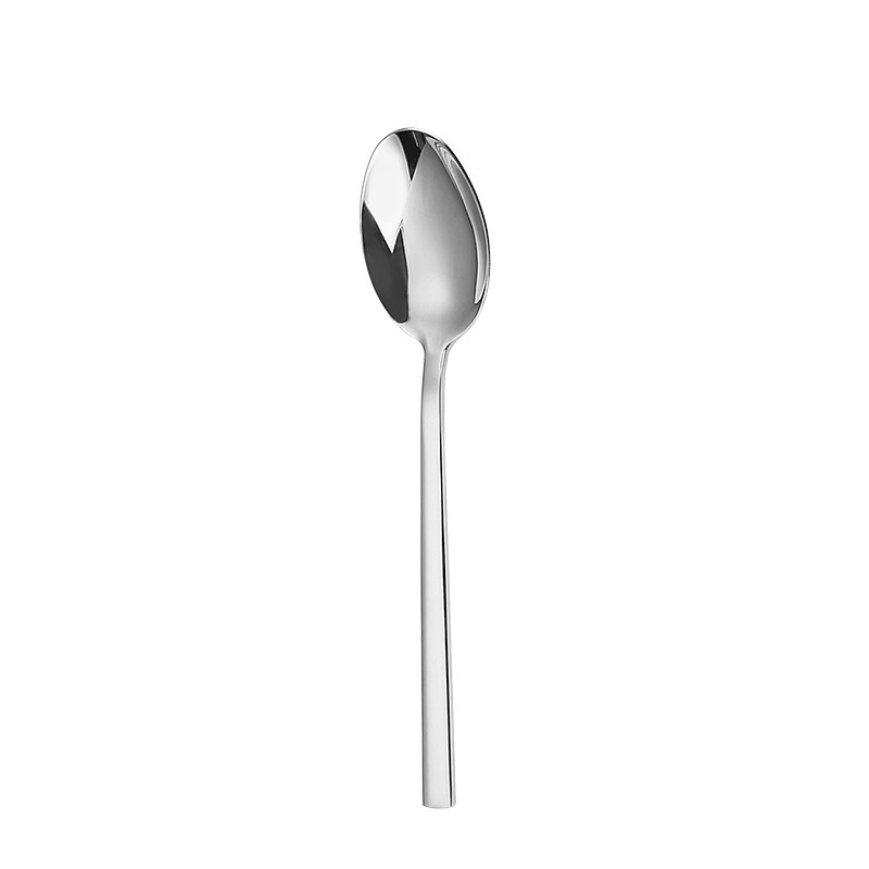 Cuchara de plata para la cena