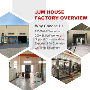 JJM 20ft Estructuras de acero Prefabricadas Plegable Living Home Casas modulares prefabricadas Casa contenedor plegable apilable - Product Image 6