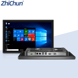 <strong>Customized</strong> Industrial PC 512G SSD 7/15.6/19 Inch All in One Hmi Pc Ip65 Linux Win10 Monitor PC Wall Mount Touch Panel <strong>Computer</strong> - Product Image 1
