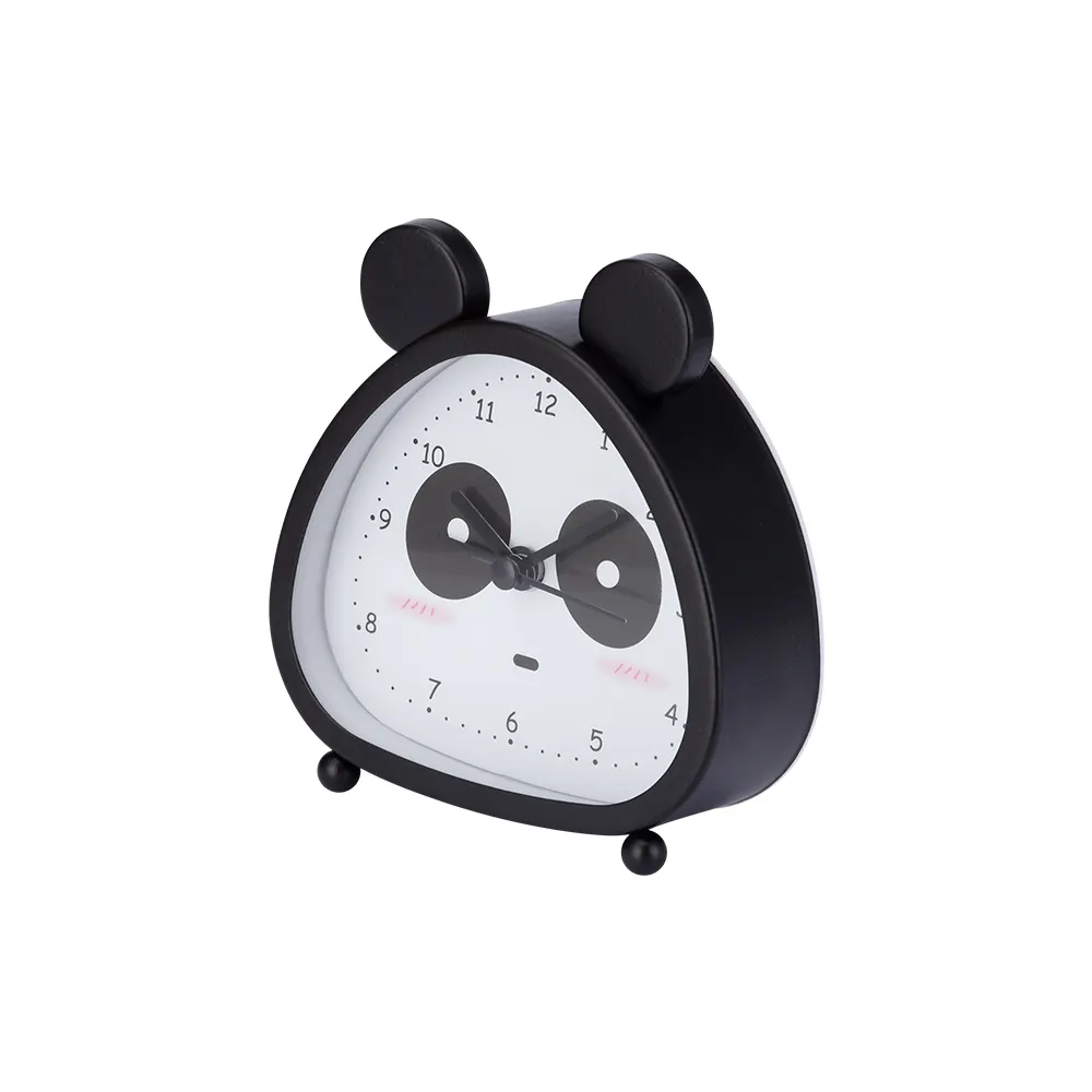 New Design Metal Shell Cute Kids Animal Set Alarm Clock for Bedroom