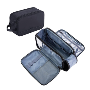 Tốt nhất tốt đẹp lớn màu đen của nam giới thiết kế nylon đi <span class=keywords><strong>dopp</strong></span> vệ sinh cá nhân <span class=keywords><strong>Kit</strong></span> túi cho nam giới đi du lịch với khoang - Product Image 1