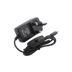 Anahtar düğmesi tip-c arayüzü anakart güç kaynağı ünitesi ile ahududu Pi 4B güç adaptörü 5V 3A