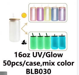 BLB030 16oz UV LUEUR, mix couleur