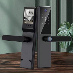 New tuya Wifi lổ nhìn trộm vân tay mật khẩu khóa thông minh từ xa Video màn hình cao Thẻ điện tử máy ảnh kỹ thuật số khóa thông minh - Product Image 6