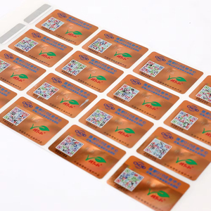 New Tamper Proof Qr <strong>Code</strong> Tags Scratch-Off Anti-Counterfeit Label With Unique Number Security Authenticity 3D Hologram Sticker - Product Image 1