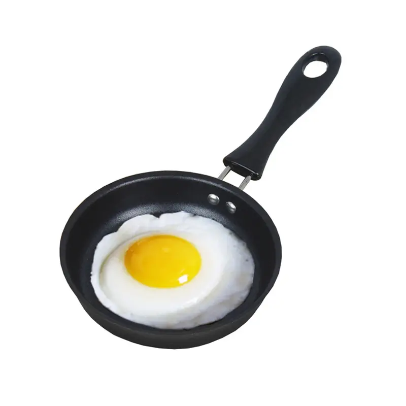 Mini yapışmaz yumurta kızartma tavası, indüksiyon ocaklar ve gaz ocaklar için uygun, taşınabilir düz dipli Pan, tencere, mutfak