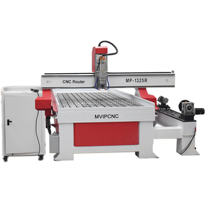Highly Evaluated 4-Axis <strong>CNC</strong> <strong>Router</strong> Lathe Milling Carving Machine <strong>Mach3</strong> <strong>Controller</strong> for Wood PVC Applications Single Spindle Gear - Product Image 2