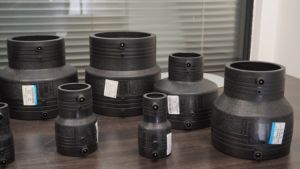 EF High Quality <strong>HDPE</strong> SDR11 S90 Big Type <strong>90mm</strong> Round Head PE100 PE80 Pipe Fittings Electrofusion Couplers for Water Application - Product Image 3