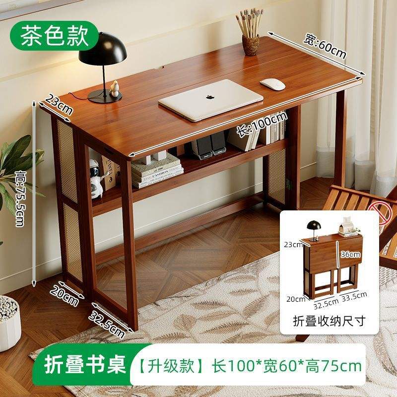 Actualiza a un escritorio plegable marrón de 100 mm.