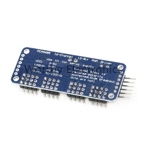PCA9685 denetleyici sürücüsü modülü 16 PWM Servo sürücü panosu IIC arayüzü