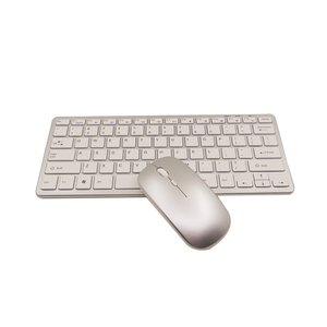 Teclado y ratón inalámbricos Mini teclado español recargable con ratón teclado ruso para PC Tablet Phone