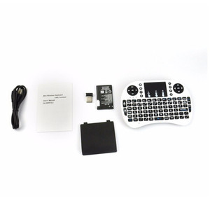 Miniteclado inalámbrico i8, 2,4 GHz, con panel táctil, recargable, para PC, Pad, Android TV Box y más - Product Image 3