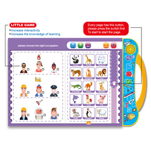 YSJ Factory Price Early <strong>Learning</strong> Alphabet Spoken Toy English <strong>Language</strong> Study Sound Electrical Education Book - Product Image 3