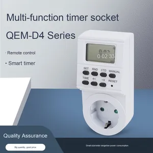 QEM-D4 Digital Multi Funktions zeit einstellung Europa Sockel Fernbedienung - Product Image 5