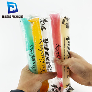 120 ml tùy chỉnh in trong suốt <span class=keywords><strong>Ice</strong></span> kẹo nhựa đóng băng rõ ràng <span class=keywords><strong>Ice</strong></span> Cream Pop <span class=keywords><strong>Lolly</strong></span> thực phẩm đông lạnh Popsicle bao bì túi - Product Image 3