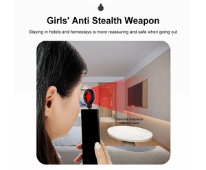 <strong>S300</strong> Anti-Candid <strong>Camera</strong> Detector Home Hotel Security Mini Scanner USB IR Alarm Type-C Mobile Phone Hidden <strong>Camera</strong> Detector - Product Image 3