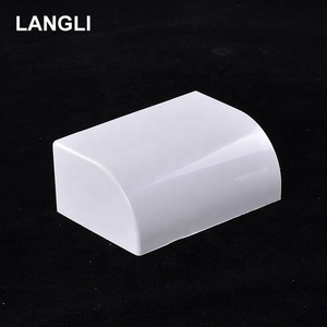 <strong>Round</strong> and Slotted Plastic Cable <strong>Trunking</strong> Fittings for 20x10 PVC Wiring Ducts Cable Management Solution - Product Image 1